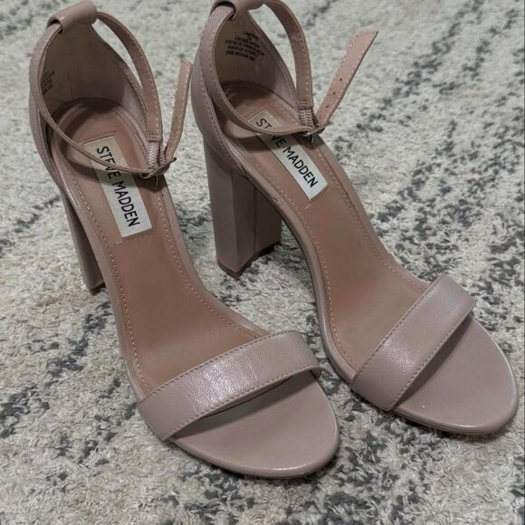 Steve Madden Women's Pink and Tan Courts - Picture 1 of 5